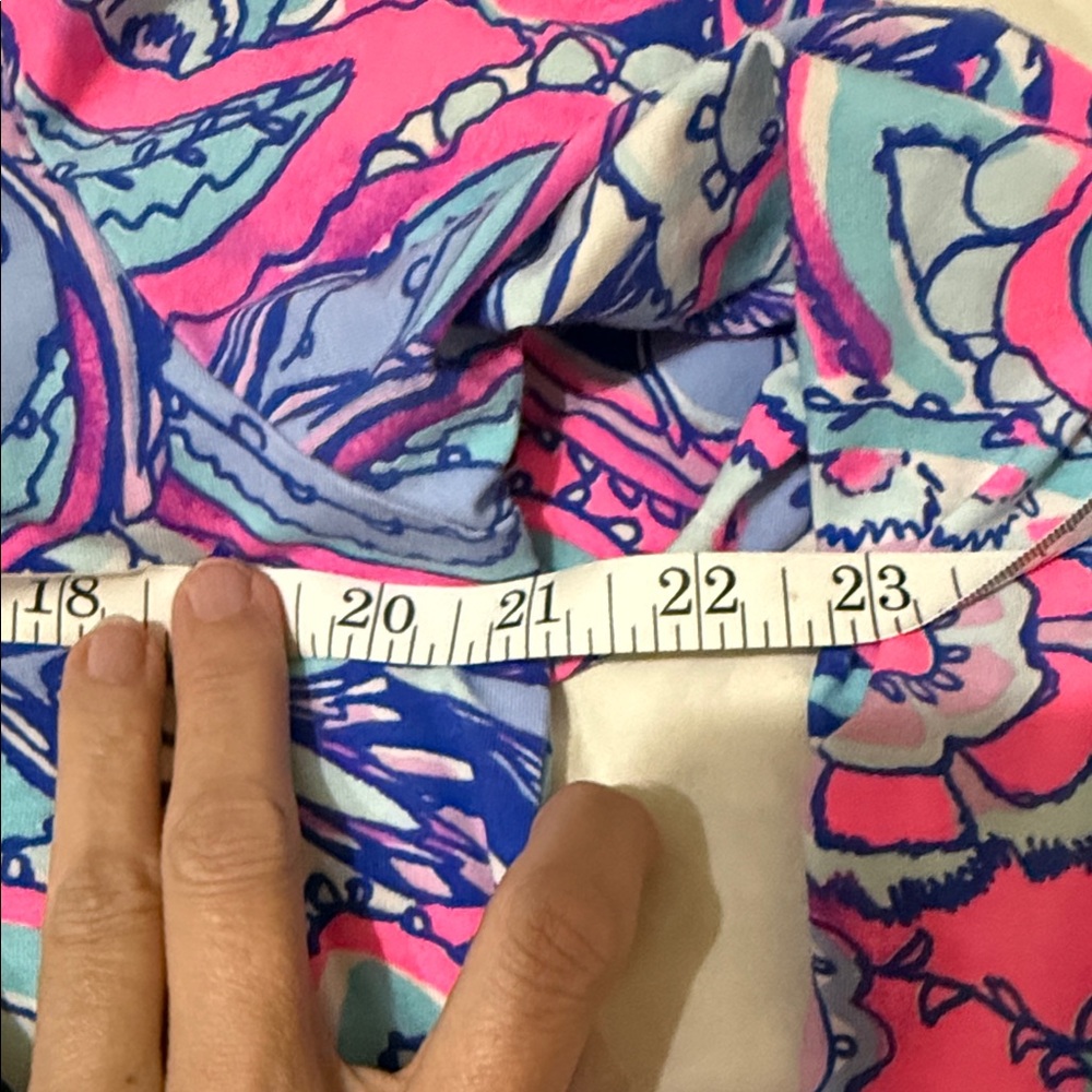 Lilly Pulitzer Pink and Blue Mermaids Call Neon Long Sleeve Top NEW XL 14 16 NWT - Picture 6 of 6